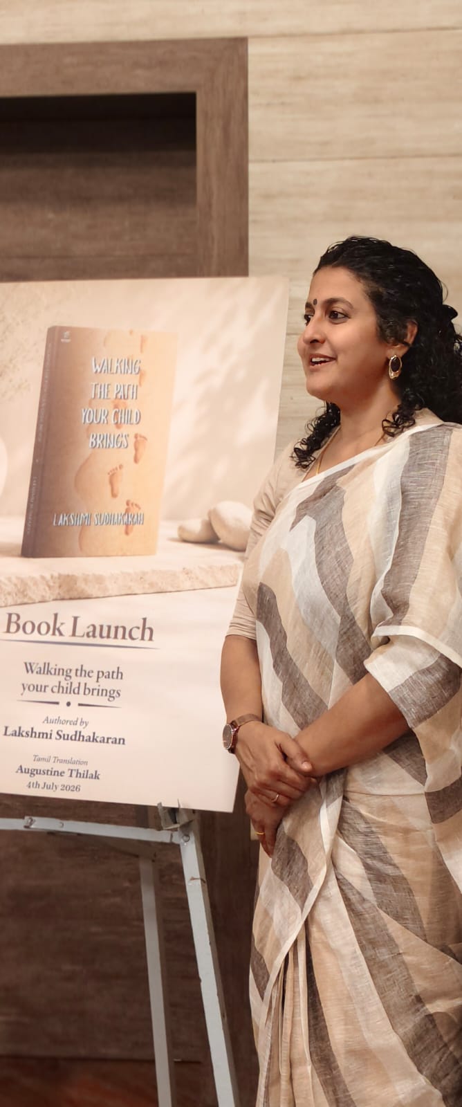 Lakshmi Sudhakaran at the launch event